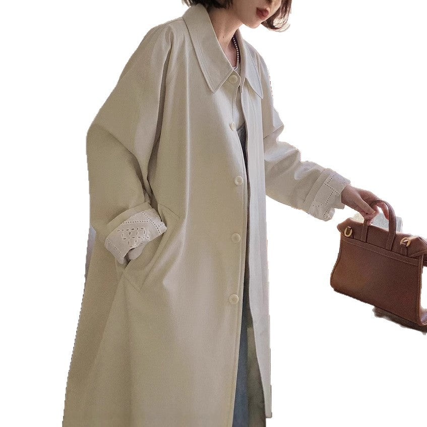 Women Casual Oversized Trench Coat