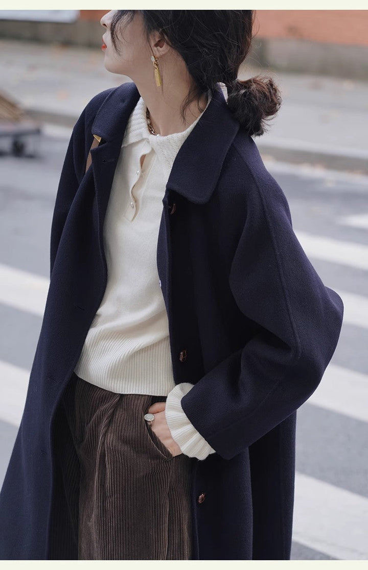 Women Fashionable Oversized Wool Jacket