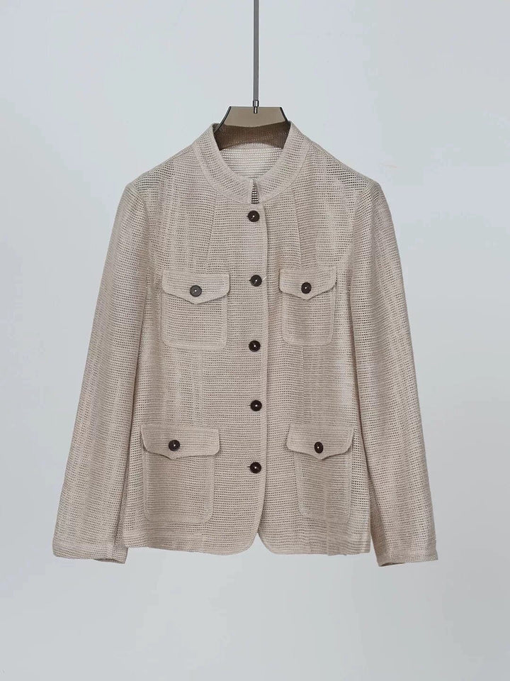 Ladies Fashionable Summer Jacket made of Lightweight Fabric