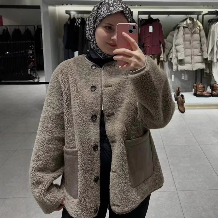 Jacket fleece women&