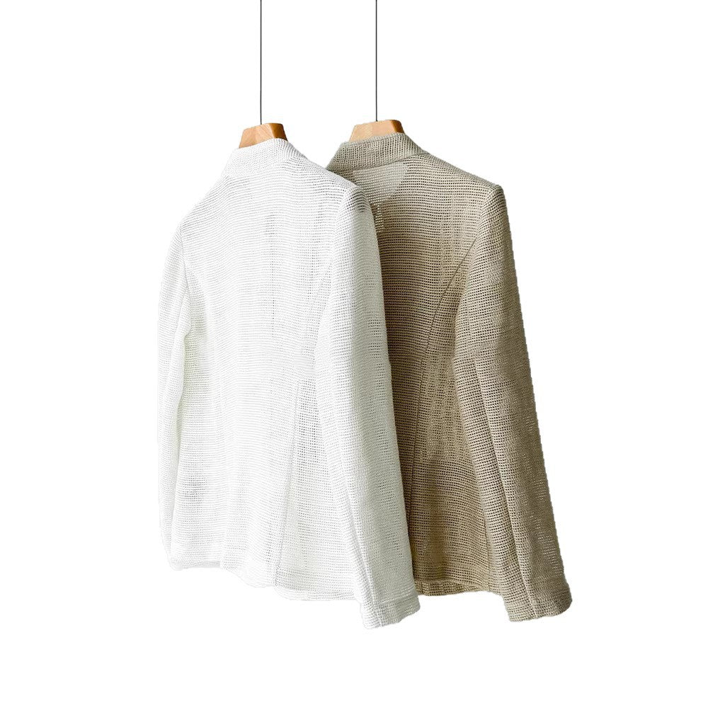 Women’s Fashionable Boucle Jacket with Practical Pockets