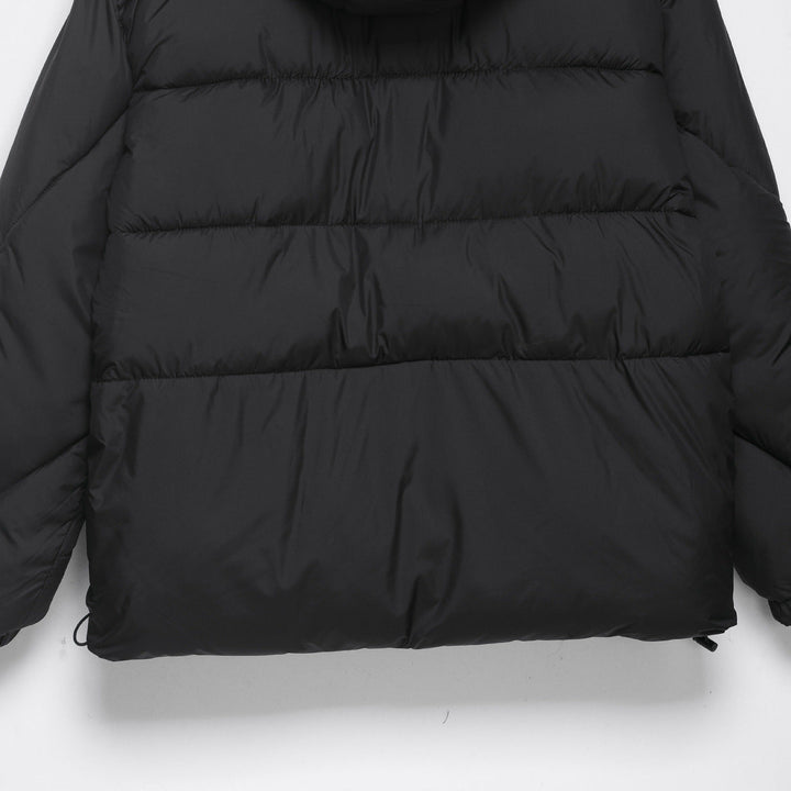 Women Voluminous Oversize Down Jacket with Hood and Drawstring