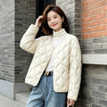 Jacket Quilted Women's Stylish Elegant Lightweight