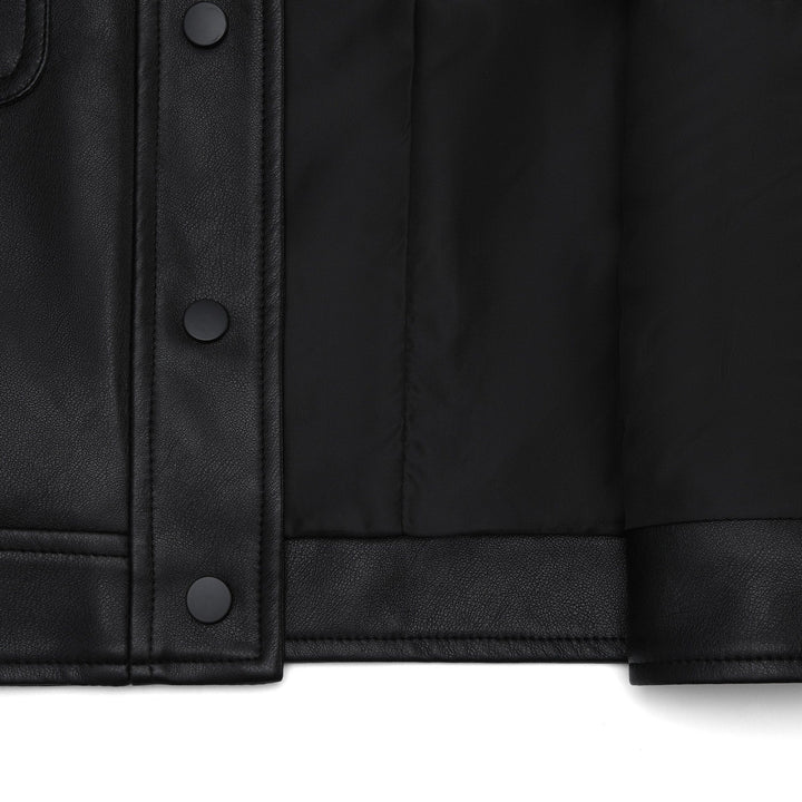 Jacket with Faux leather Women&
