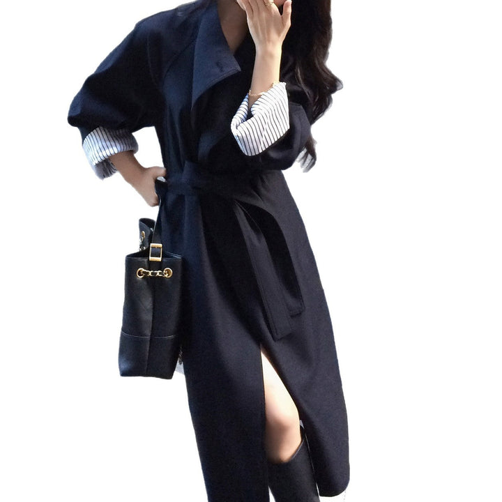 Women Stylish Plus Size Trench Coat