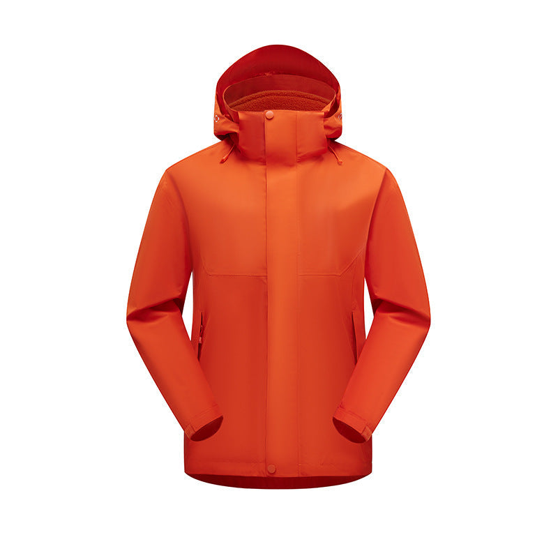 Jacket unisex water-resistant windproof breathable