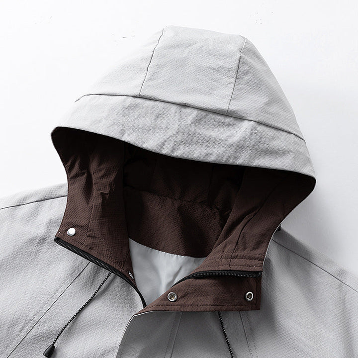 Jacket unisex water-resistant windproof lightweight