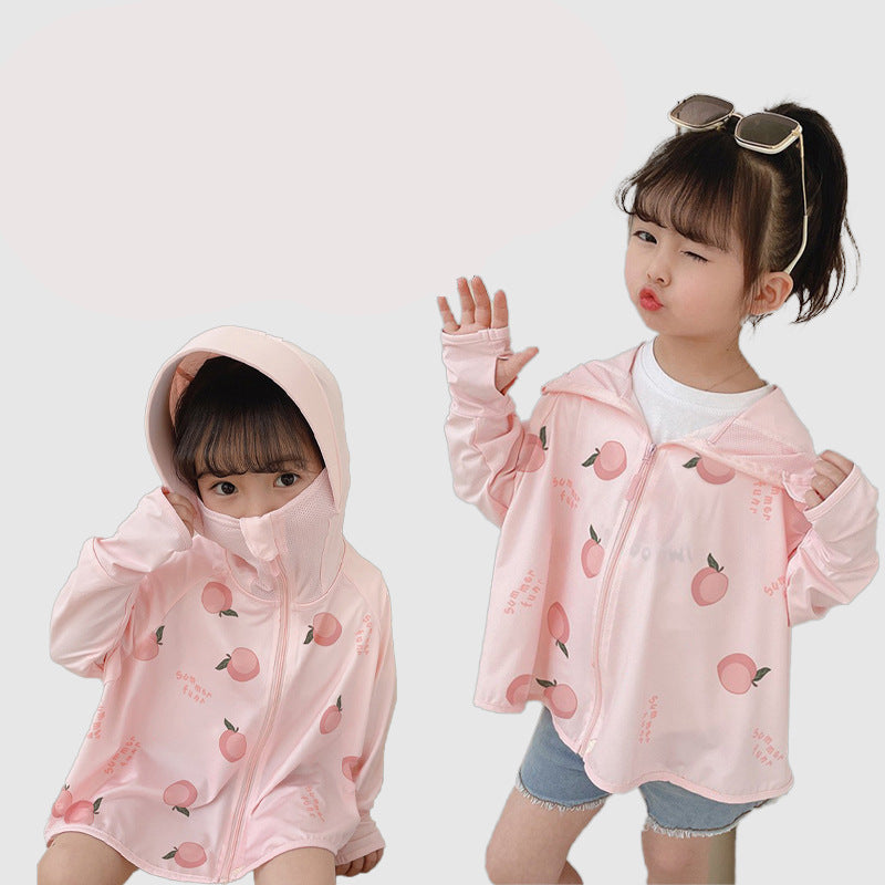 Jacket kids with protection UV breathable lightweight