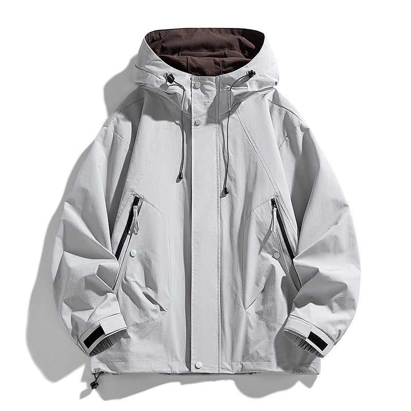 Jacket unisex water-resistant windproof lightweight