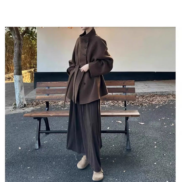 Women Fashionable Oversized Wool Jacket