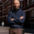 Men's Lightweight Harrington Jacket with stand-up collar-up collar and Zip