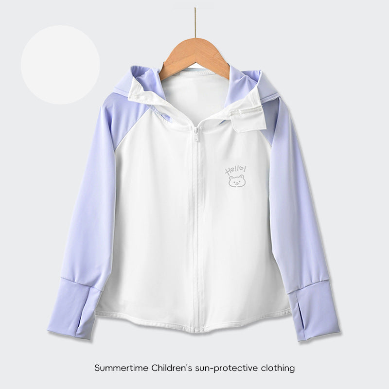 Jacket kids with protection UV breathable lightweight