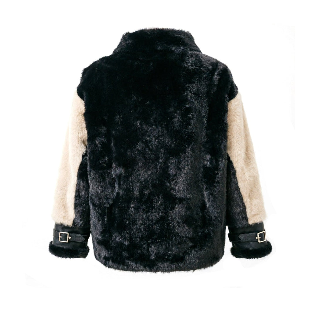 Jacket with Faux leather Women&