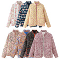 Jacket quilted women's lightweight padded warm