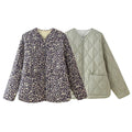 Jacket down women's lightweight quilted warm
