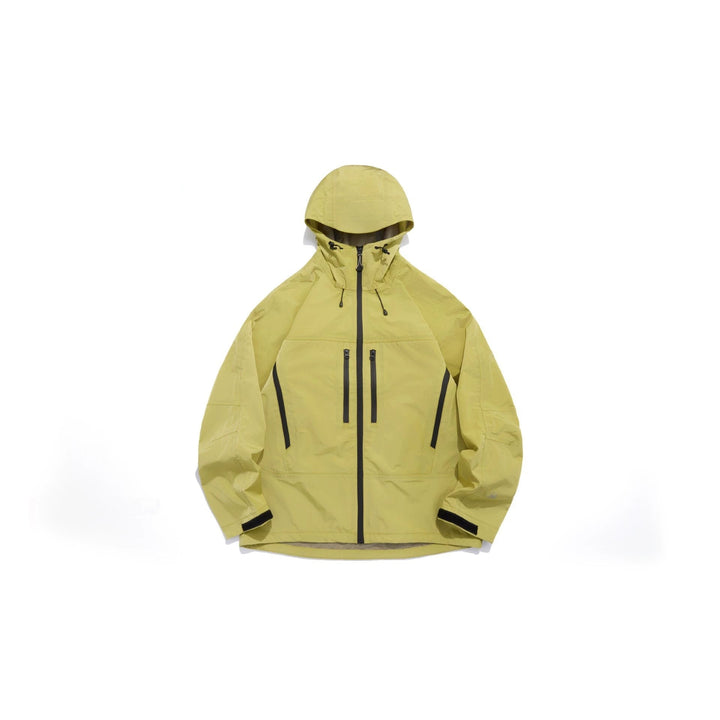 Unisex Technical Hooded Outdoor Jacket with Taped Zips