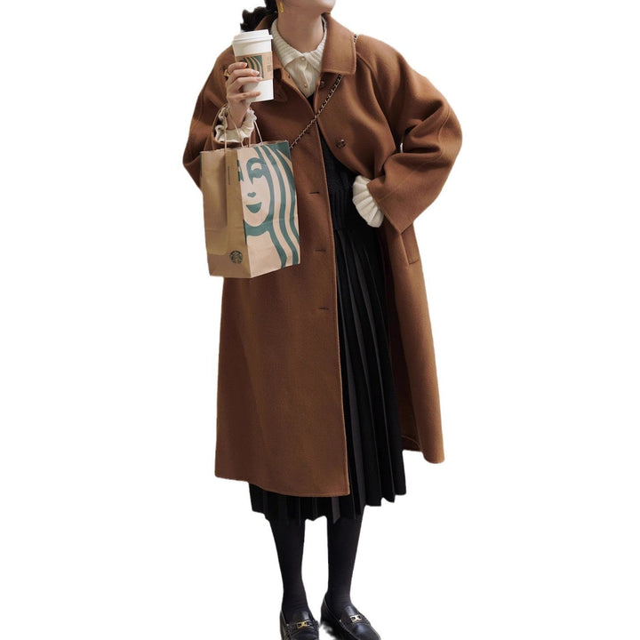 Women Fashionable Oversized Wool Jacket