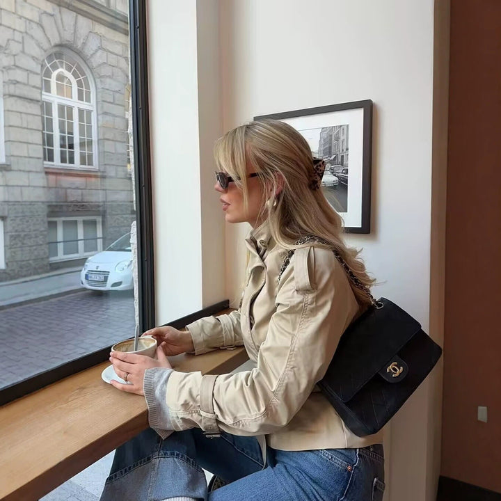 Coat trench coat women&