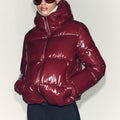 Jacket quilted women's lightweight padded winter