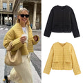Jacket Quilted Women's Stylish Casual Elegant