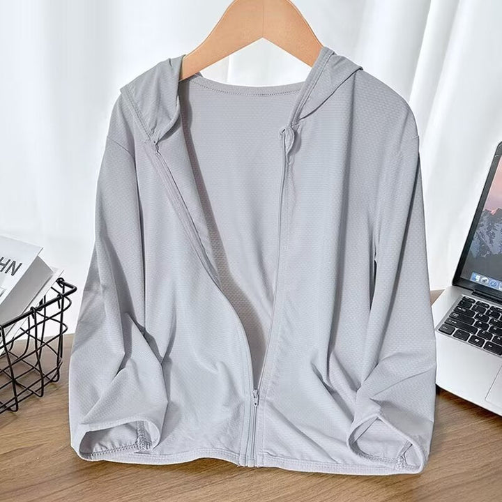Jacket unisex with protection UV breathable lightweight