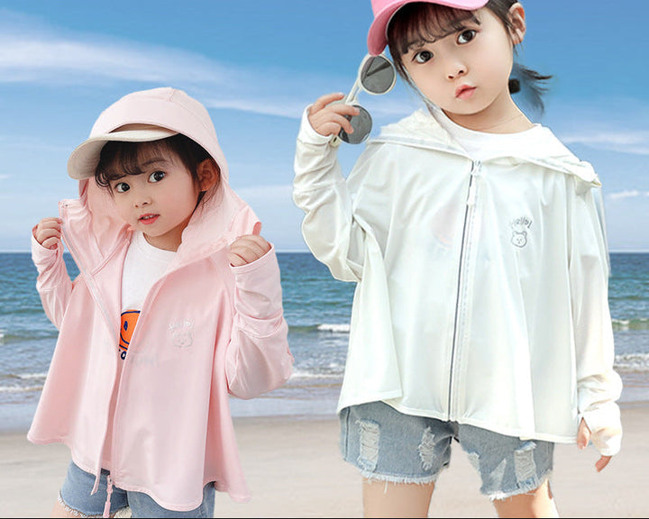 Boys UV protection hooded jacket