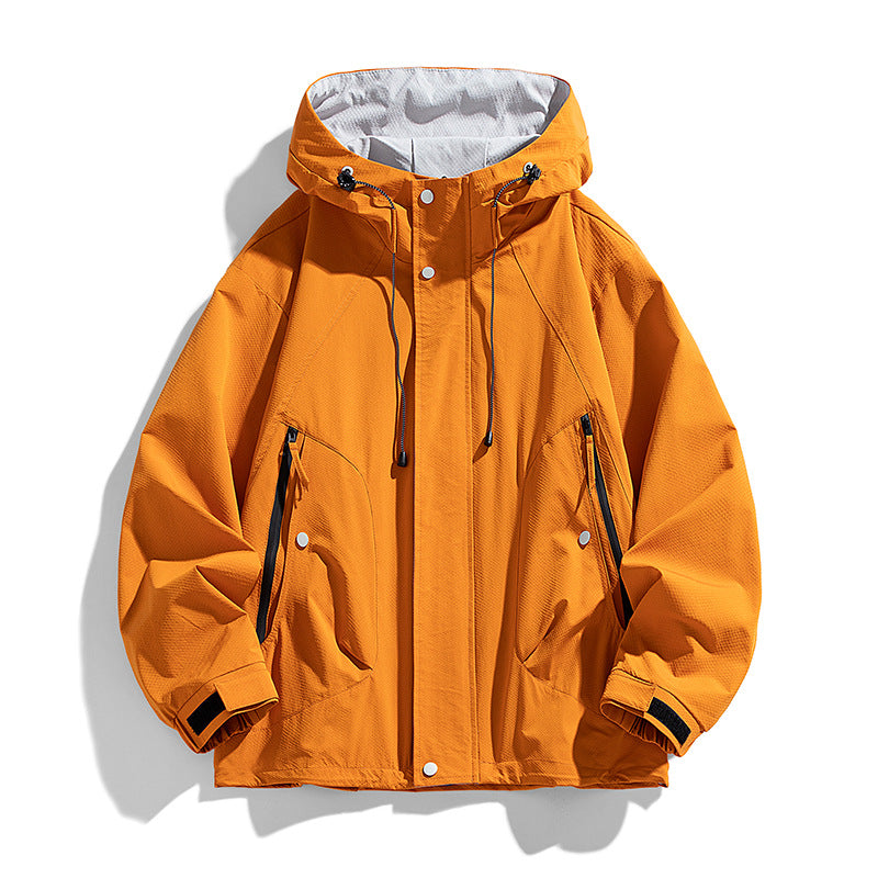 Jacket unisex water-resistant windproof lightweight