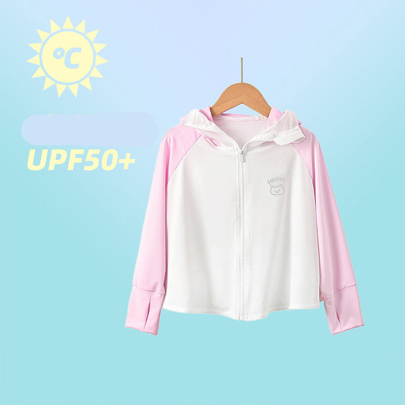 Ladies lightweight UV protection jacket with zip