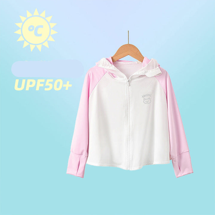 Ladies lightweight UV protection jacket with zip