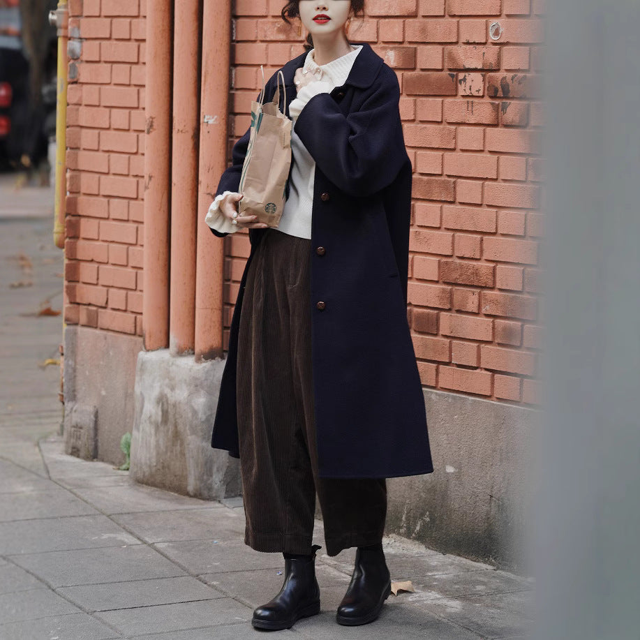 Women Fashionable Oversized Wool Jacket