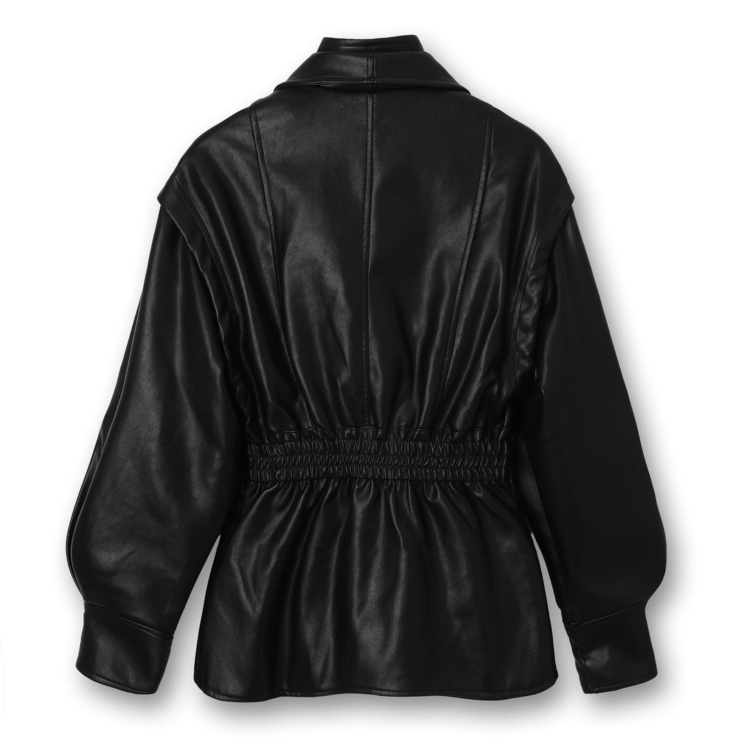 Jacket with Faux leather Women&
