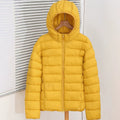Jacket down women's water-resistant lightweight quilted