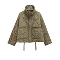 Jacket Quilted Women's Stylish Casual Modern