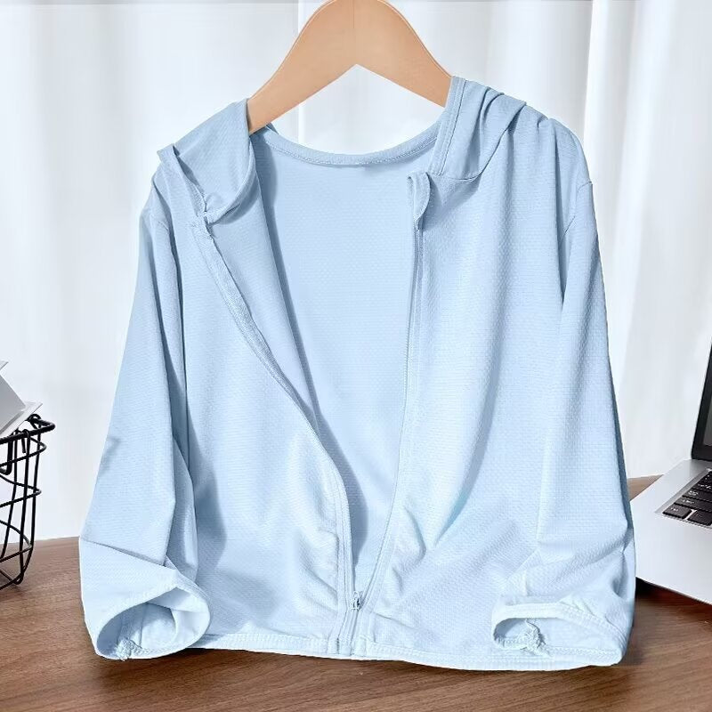 Jacket unisex with protection UV breathable lightweight