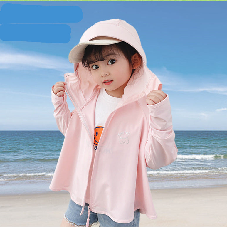 Boys UV protection hooded jacket