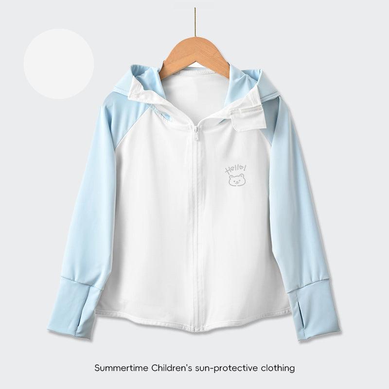 Jacket kids with protection UV breathable lightweight