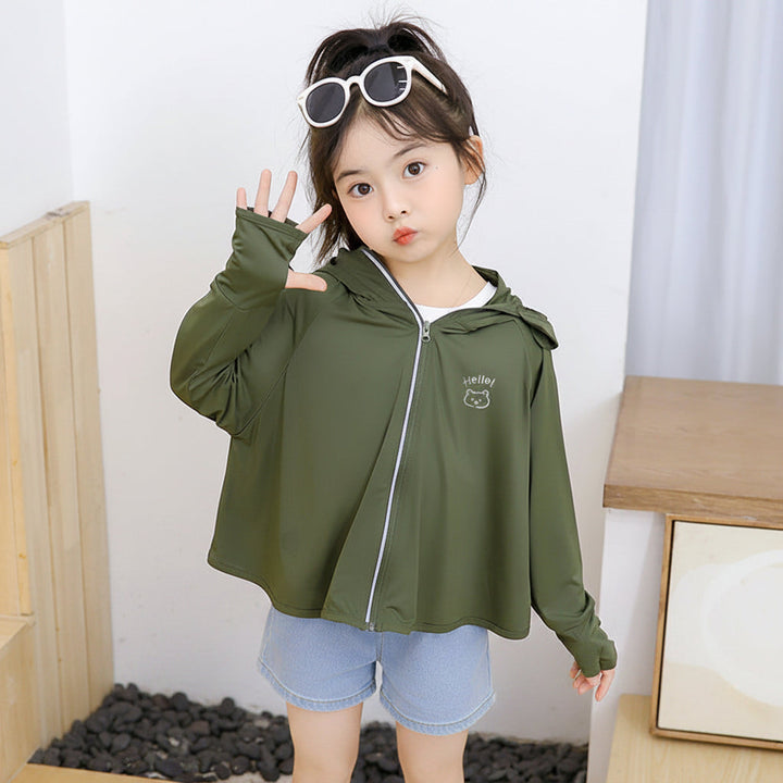 Ladies lightweight UV protection jacket with zip