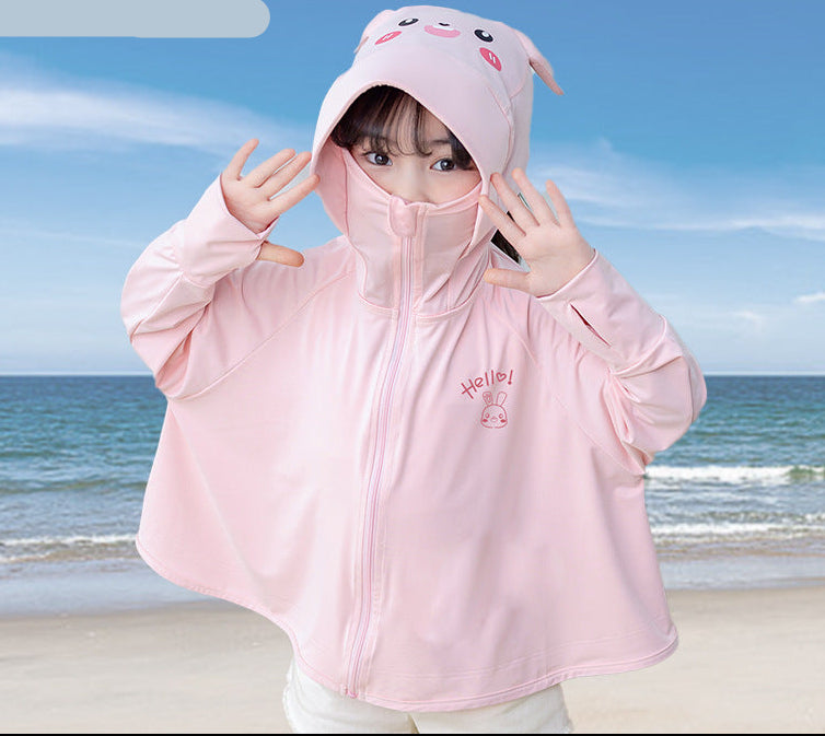 Jacket kids with protection UV breathable lightweight