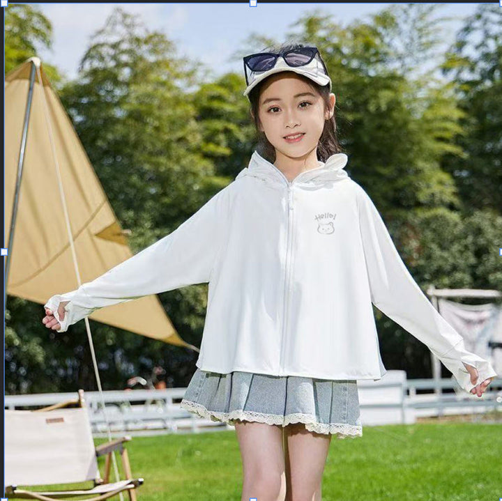 Jacket kids with protection UV breathable lightweight