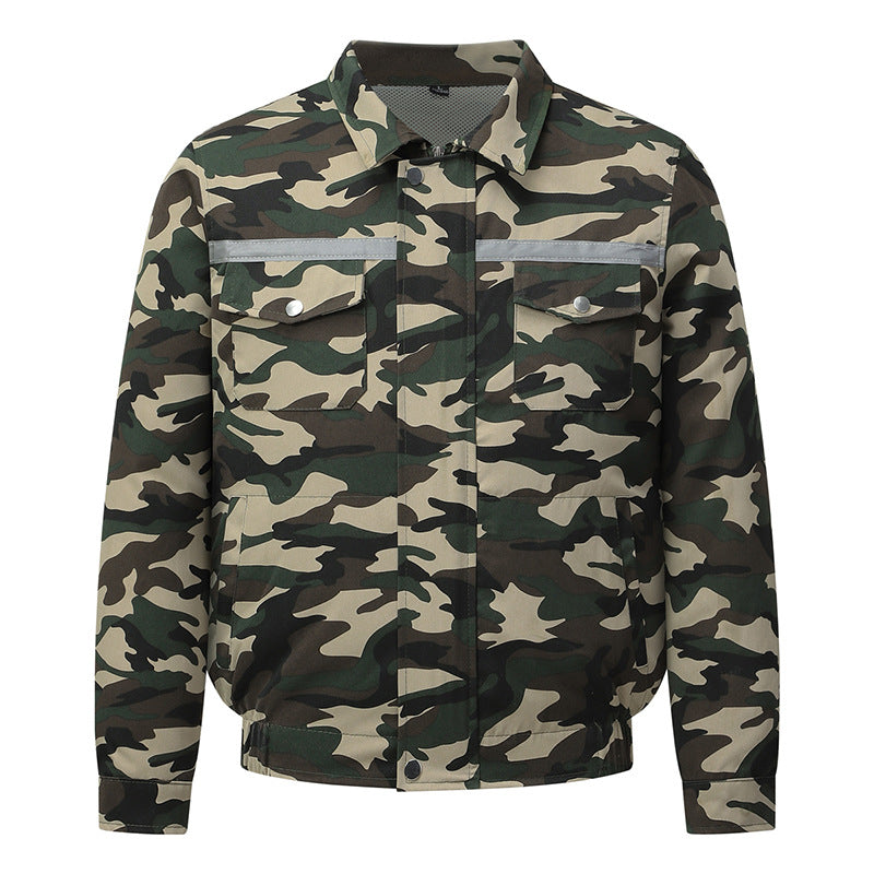 Unisex nan cooling work jacket with integrated ventilation system