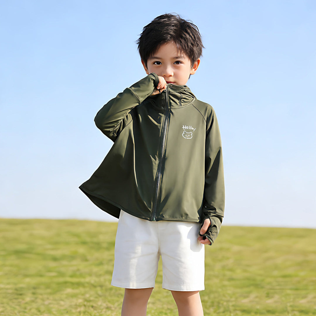 Jacket kids with protection UV breathable lightweight