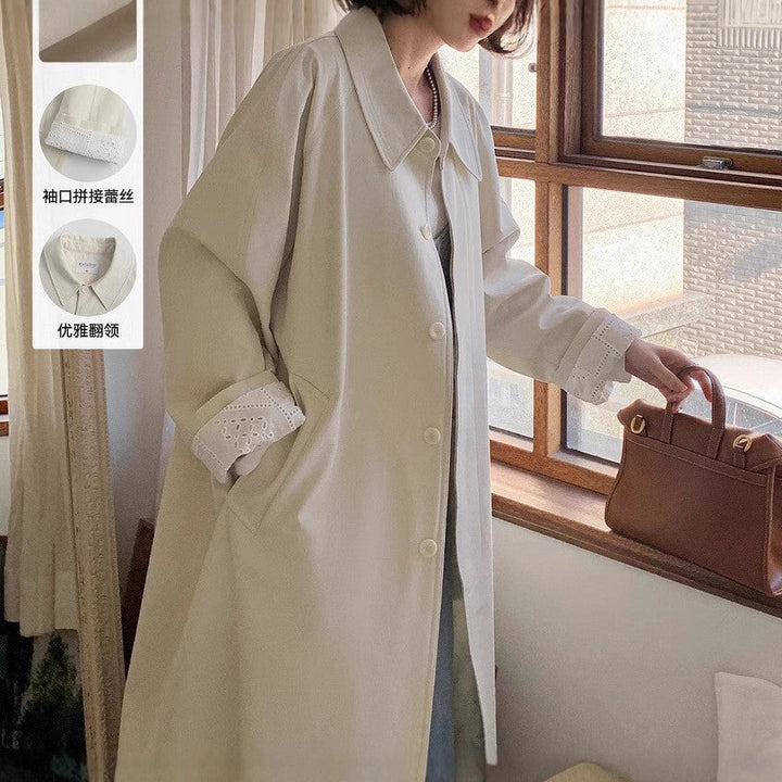 Women Casual Oversized Trench Coat