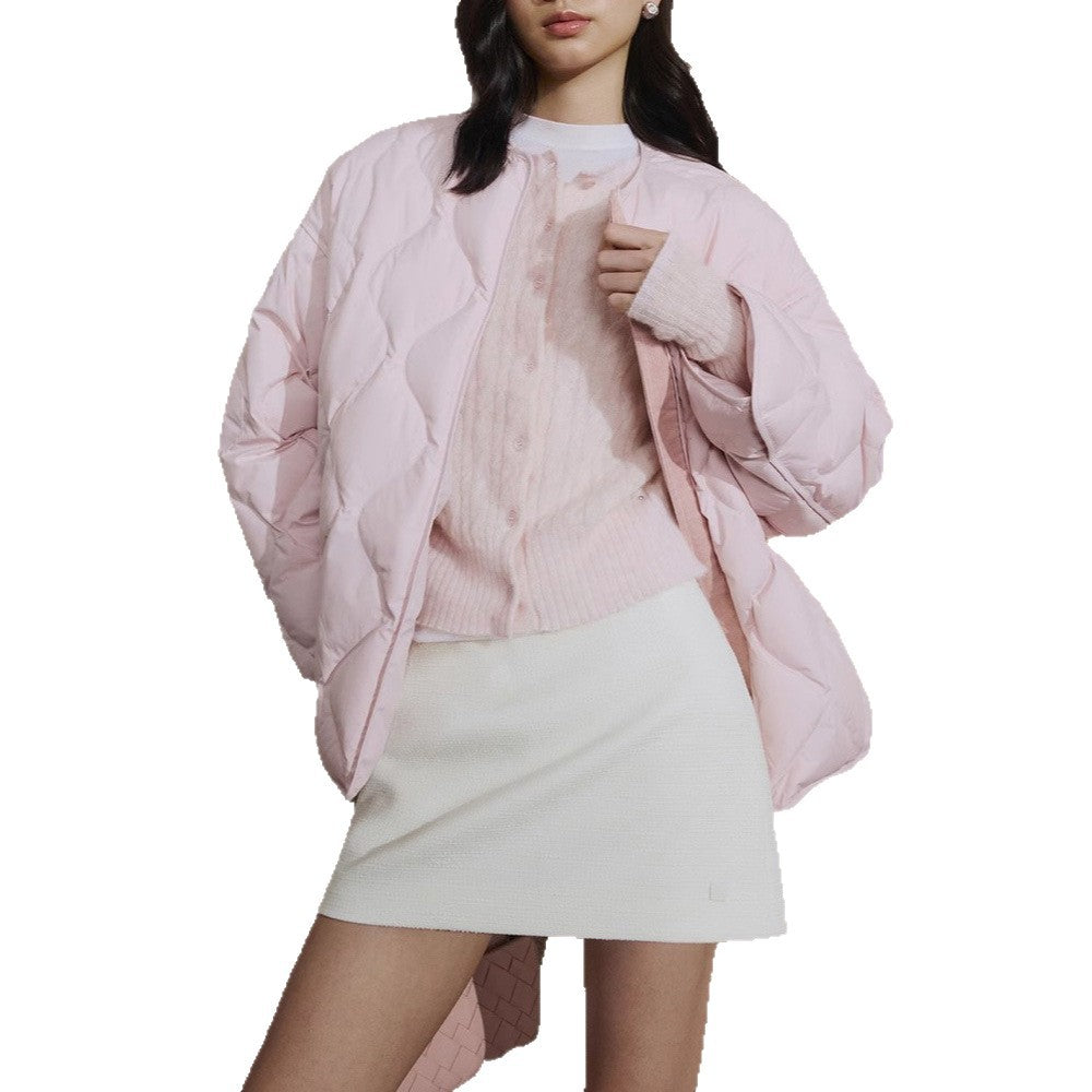 Women Fashionable Long Down Jacket