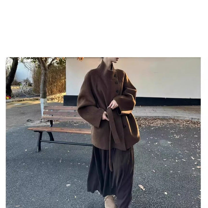Women Fashionable Oversized Wool Jacket
