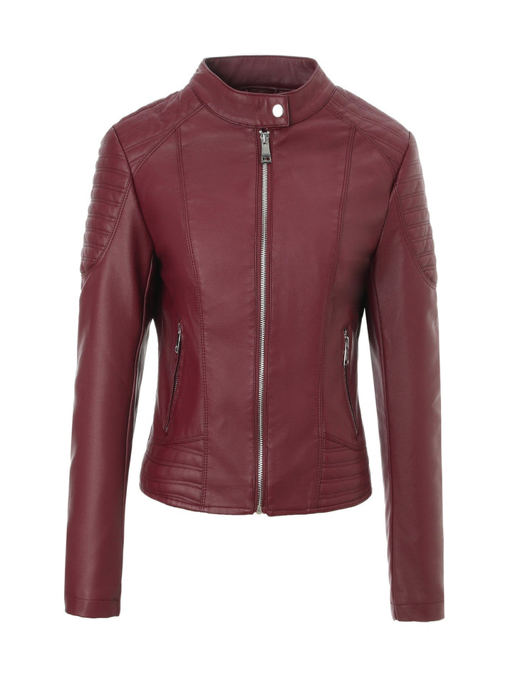 Jacket with Faux leather Women&
