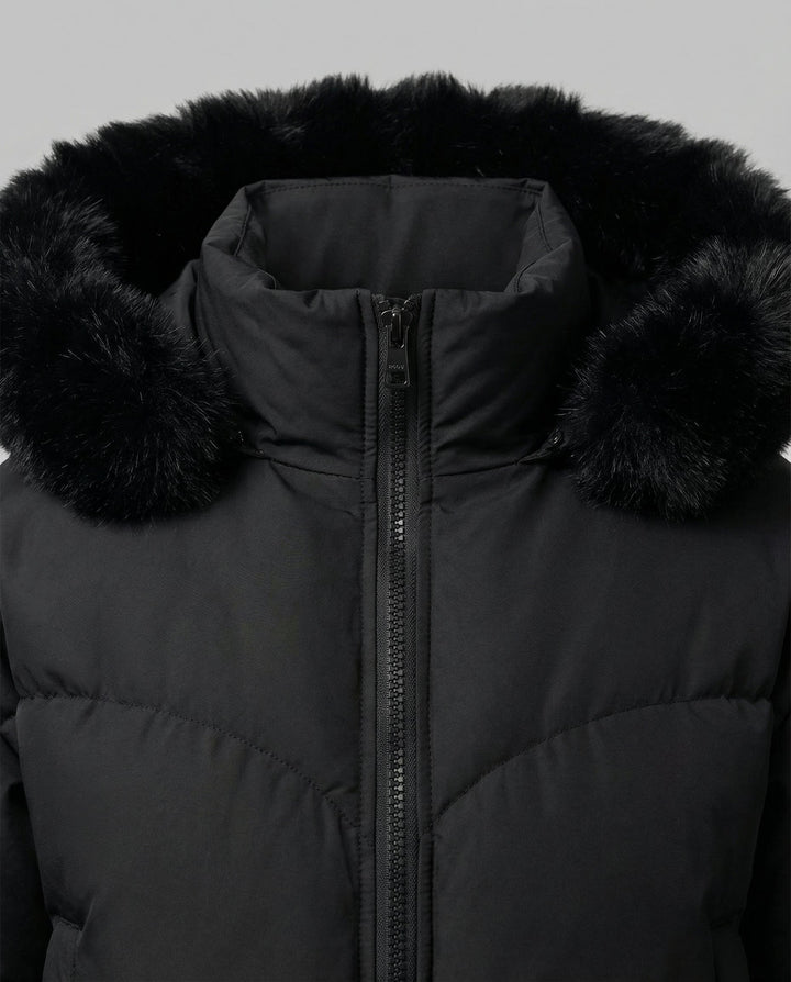 Stylish warm shorter Down jacket women