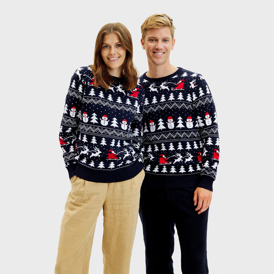 | The stylish Christmas sweater Navy Men&