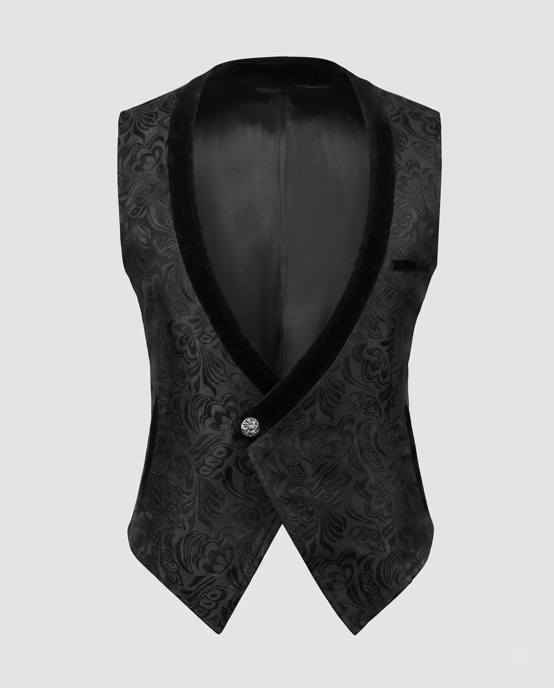 Women elegant round collar vest