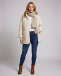 Jacket Quilted Women's Stylish Casual Modern