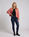 Jacket Quilted Women's Stylish Casual Elegant